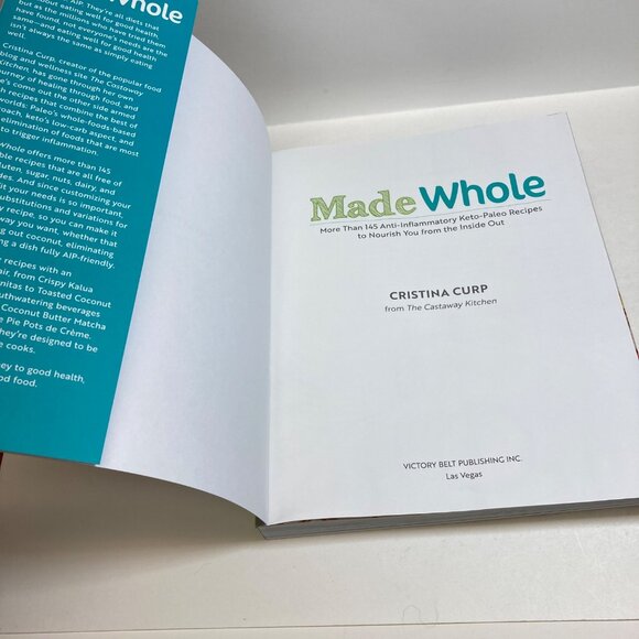 Made Whole Cookbook By Cristina Curp 145 Keto Paleo Recipes - Picture 3 of 11